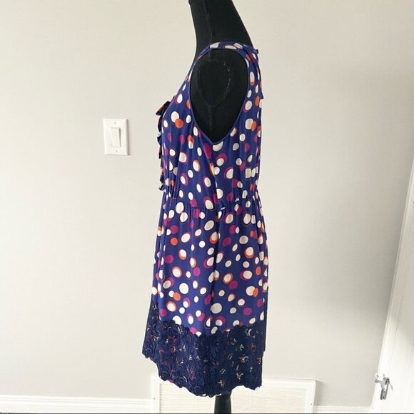 Anthropologie Moulinette Soeurs Silk Sleeveless  Lace Dress - Picture 2 of 16